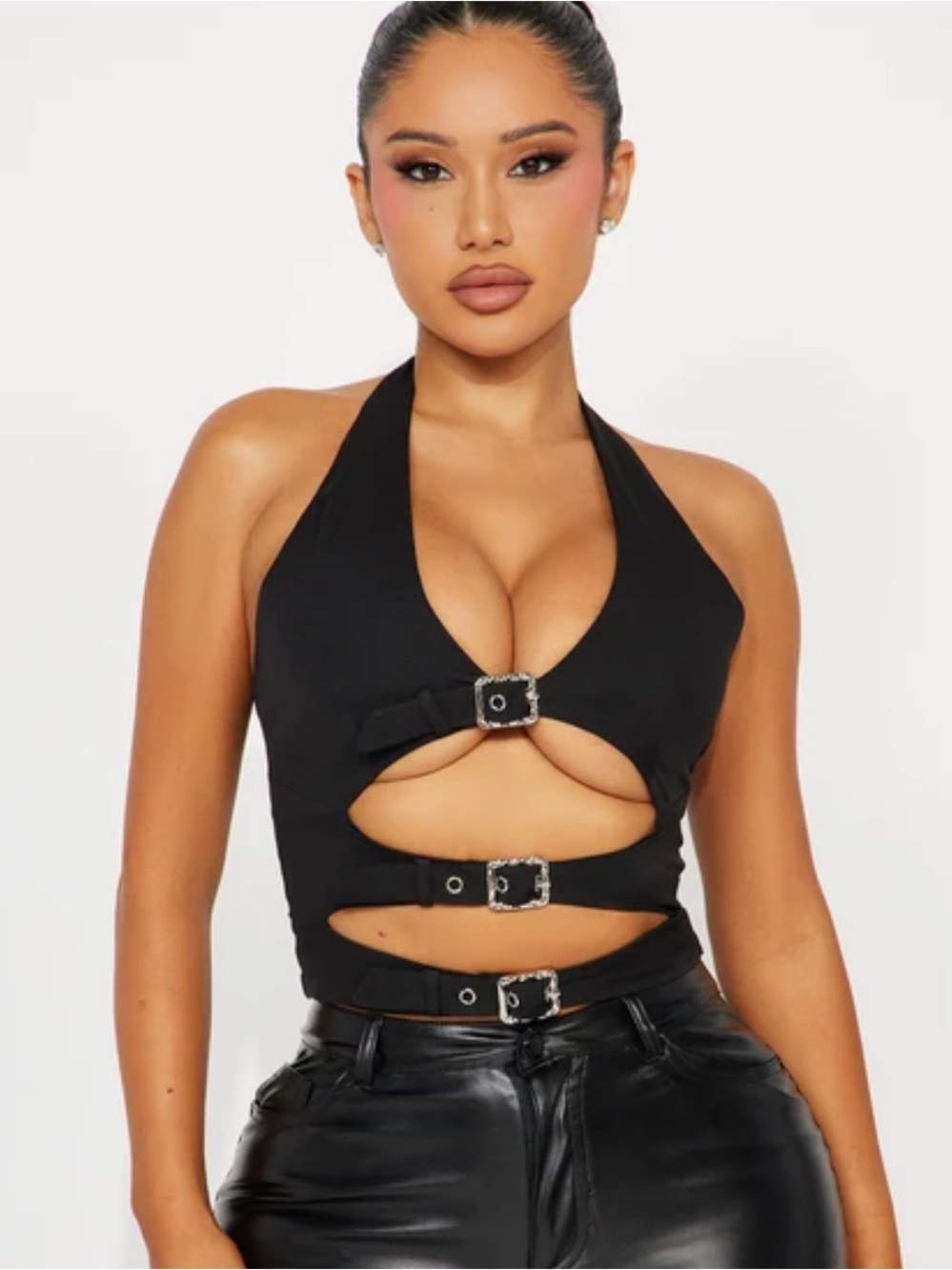 NWT Fashion Nova Western Dreams Halter Top Sz medium